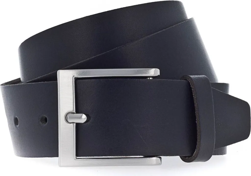 Vanzetti Leather Belt 40mm W105 Black: Accessorio Uomo Must-Have