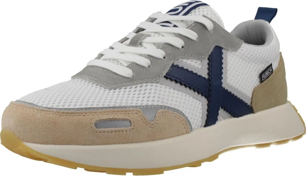 Baskets Basses Munich WIP 312 pour Homme en Cuir Blanc Pointure 42