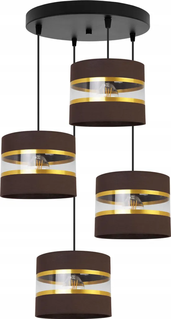 La Luce del Tuo Cuore - Lampadario Sospensione Tessuto Moderno