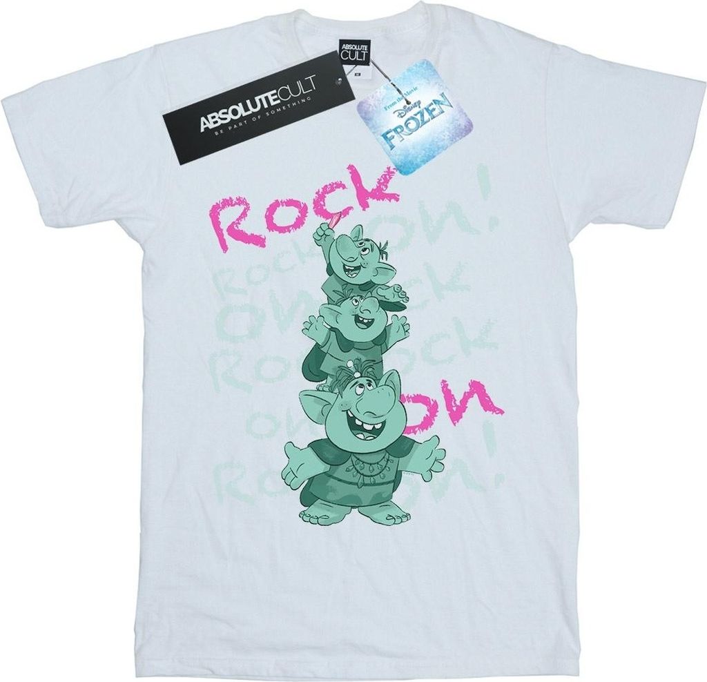 Disney - "Frozen Trolls Rock On" T-Shirt für Herren BI27371 (5XL) (Weiß)