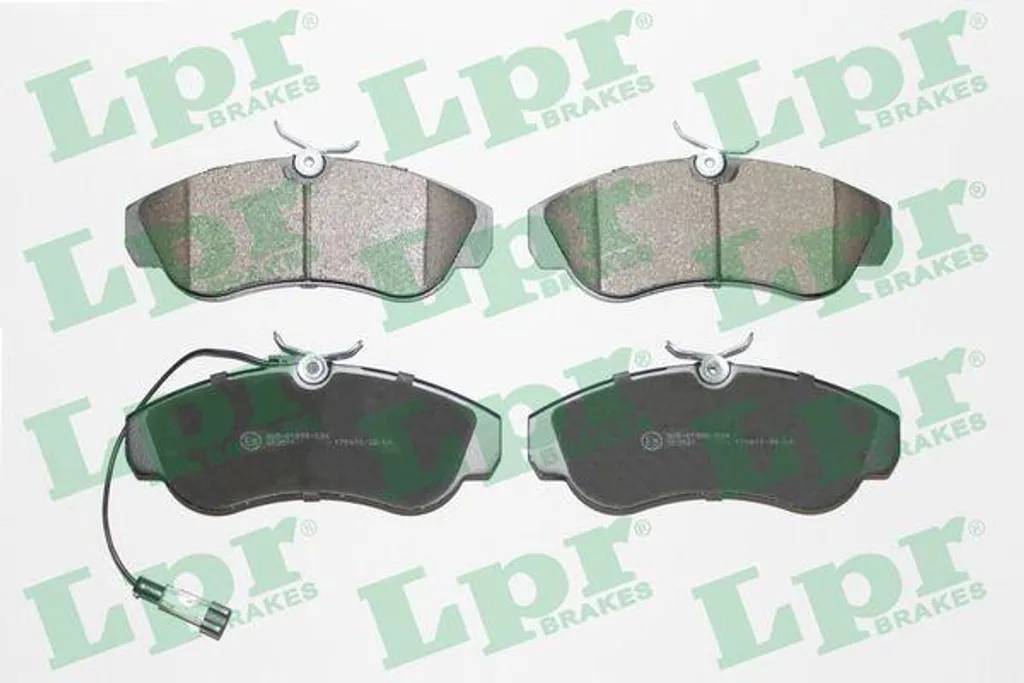 Plaquettes de frein LPR 05P965 silencieuses et durables pour utilitaire