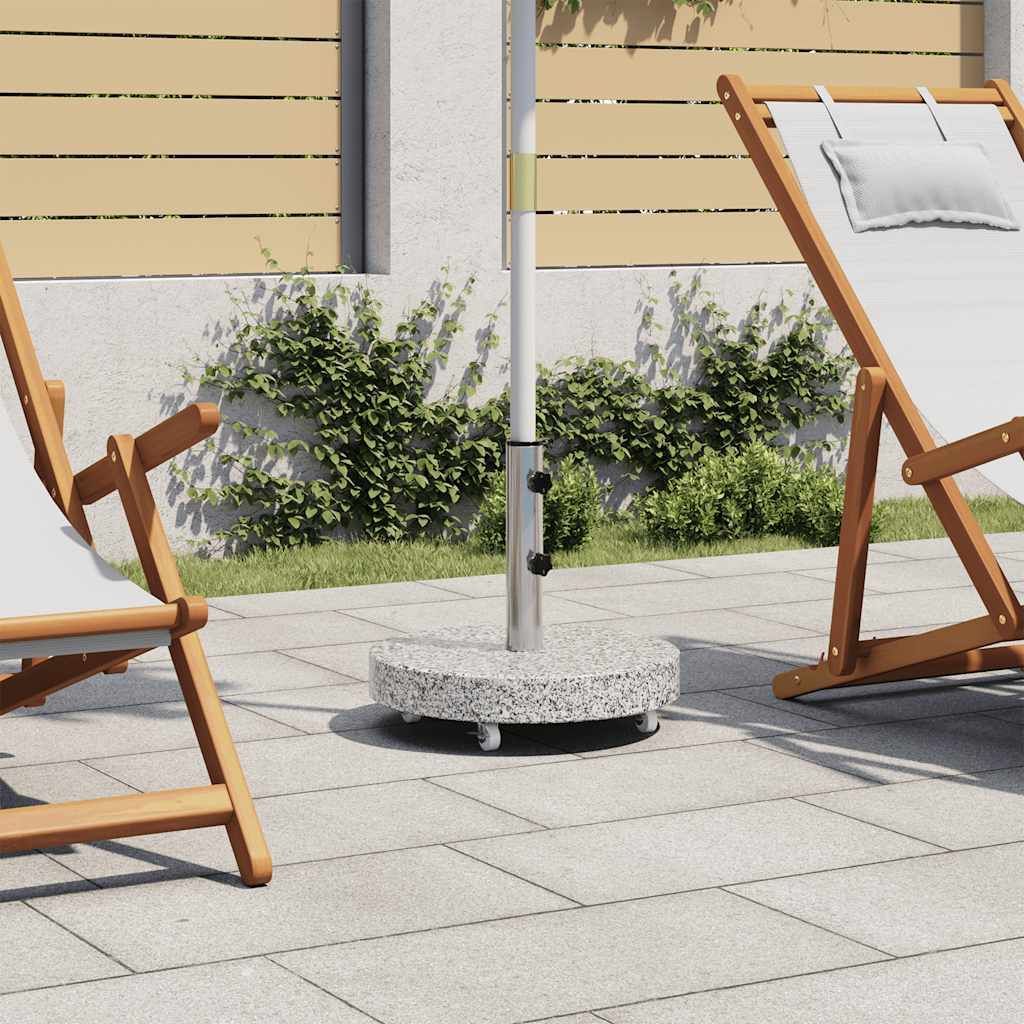 BEI CLORIS Sonnenschirmständer Granit 30 kg Rund Grau - Sonnenschirmständer 2026Neu5332841