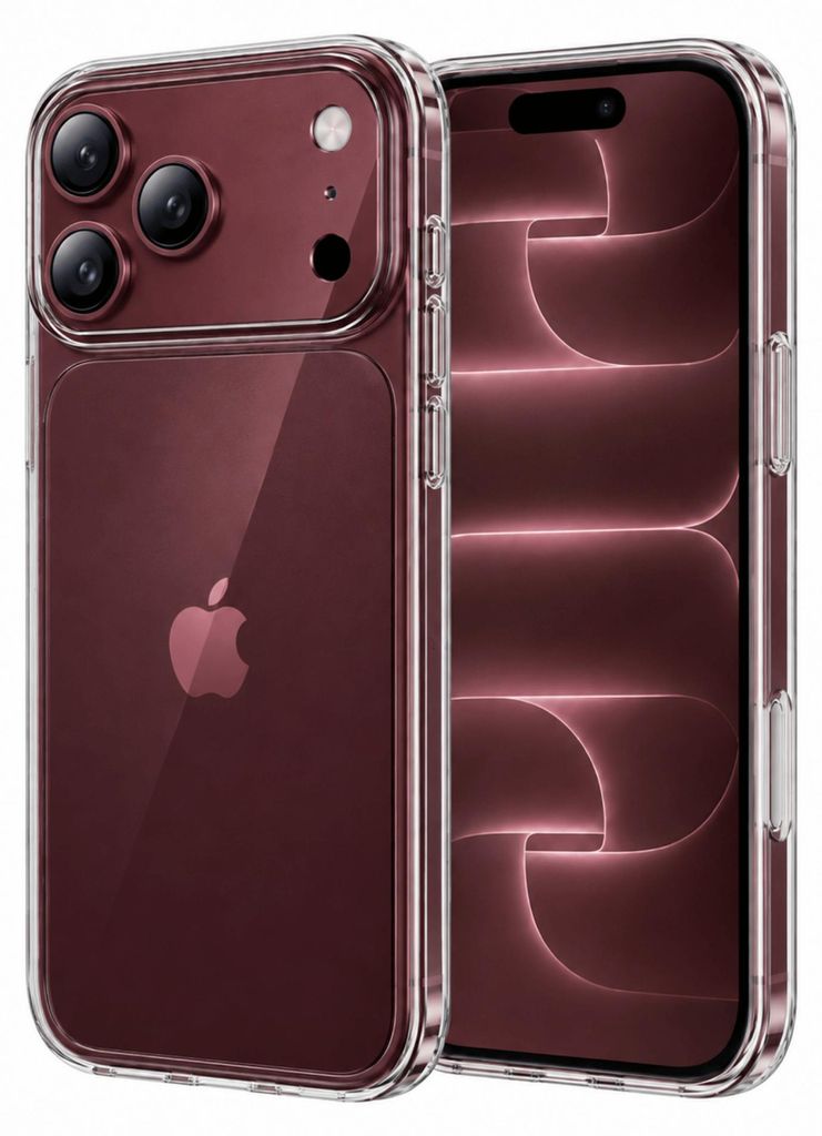 Hülle für iPhone 18 PRO - Transparent Handyhülle Kratzfest Produktbild 