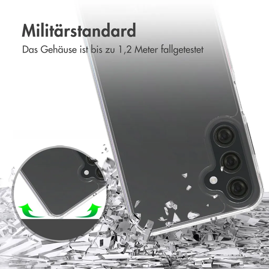 Custodia Accezz Xtreme Impact per Samsung Galaxy A25 (5G) - Trasparente - 2