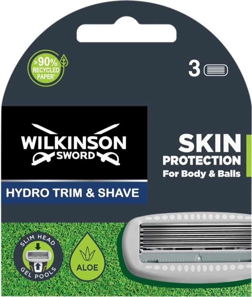 Wilkinson Hydro Body Trimmer Rasierklingen, 3er Pack Produktbild 