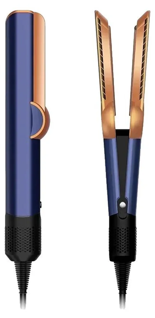 Sèche-cheveux infrarouge et ionique bleu - Lissage et soin intense