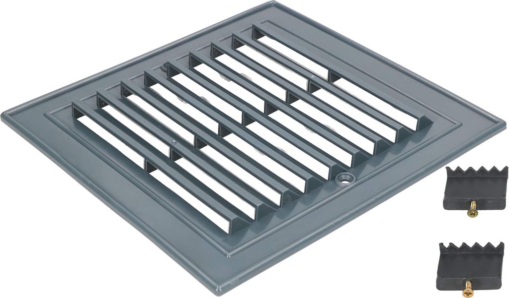 KOTARBAU Ventilationsgitter 14 cm x 14 cm zum Einschrauben aus Kunststoff Lüftungsgitter Plastik Gitter für Kamine Ventilation Anthrazit