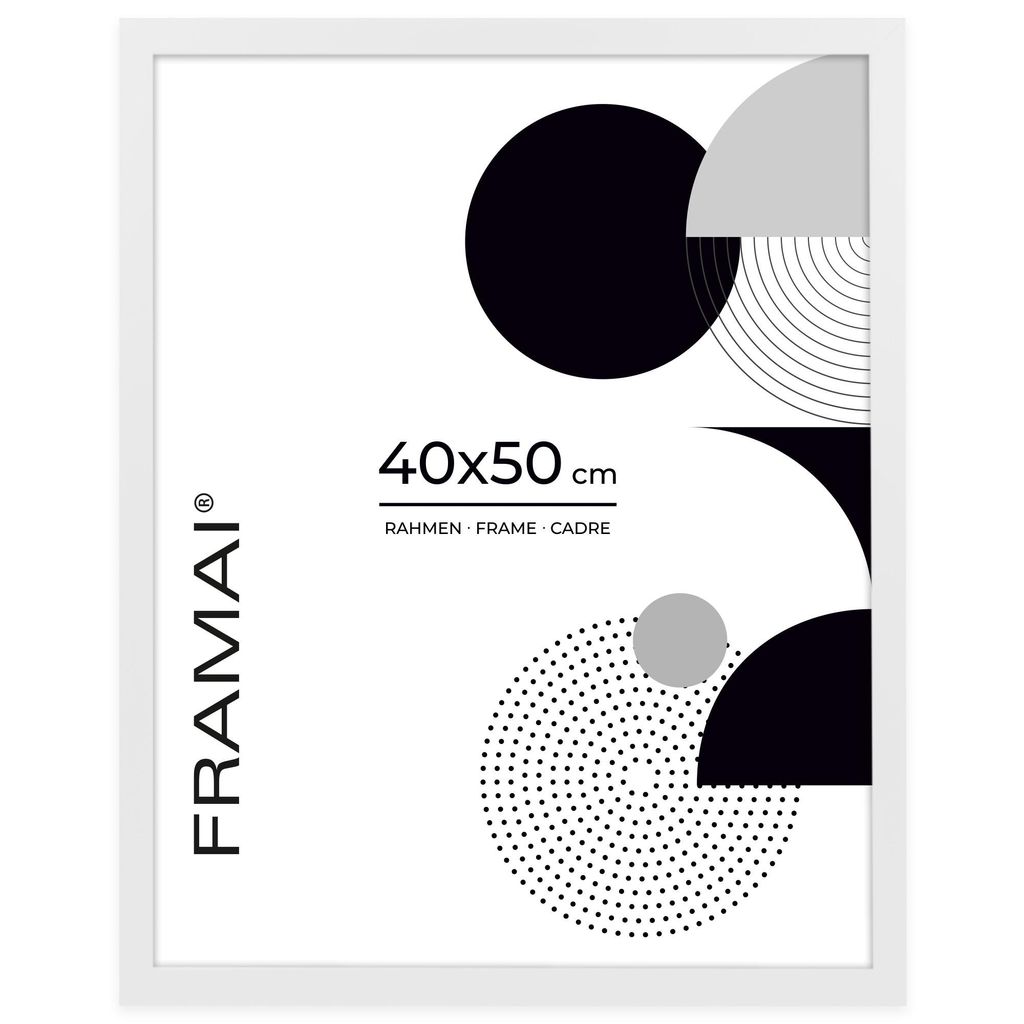 FRAMAI® Frames, cornici, colore bianco, 40x50 cm Immagine del prodotto 