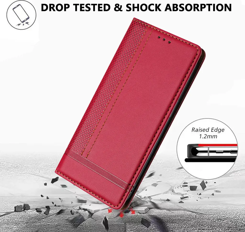 Analisi Custodia Pixel 9 Rosso Pelle: Supporto e Shockproof - 3