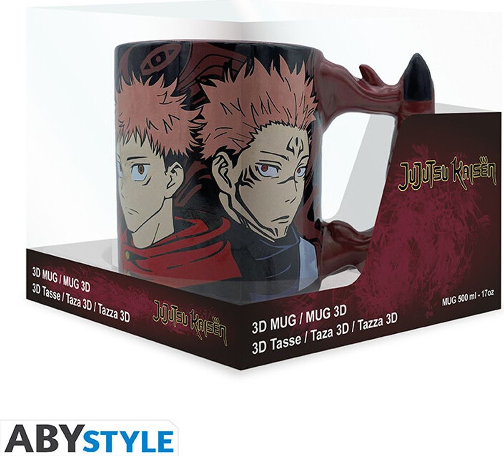 Tazza in Vetroceramica Jujutsu Kaisen 3D Hänkel - dito di Immagine del prodotto 