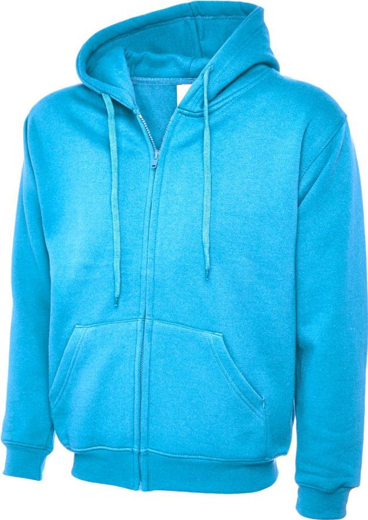 Sweatjacke Kapuze "UC504" Classic - Uneek Sky 2XL