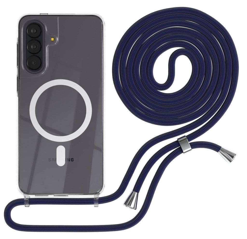EAZY CASE - Handykette kompatibel mit Samsung Galaxy A57, Kette zum Umhängen, Handyhülle stoßfest, Silikonhülle mit Band, Transparente Hülle, ...