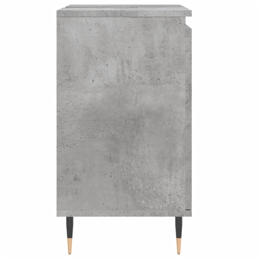 Mobiletto Bagno Maison Exclusive 58x33x60 cm | Arredo Grigio Cemento - 6