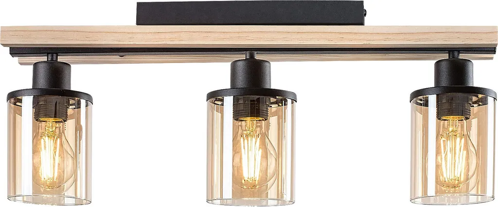 Plafonnier Noir E27 3 Lumières - Fini les Zones d'Ombre au Plafond