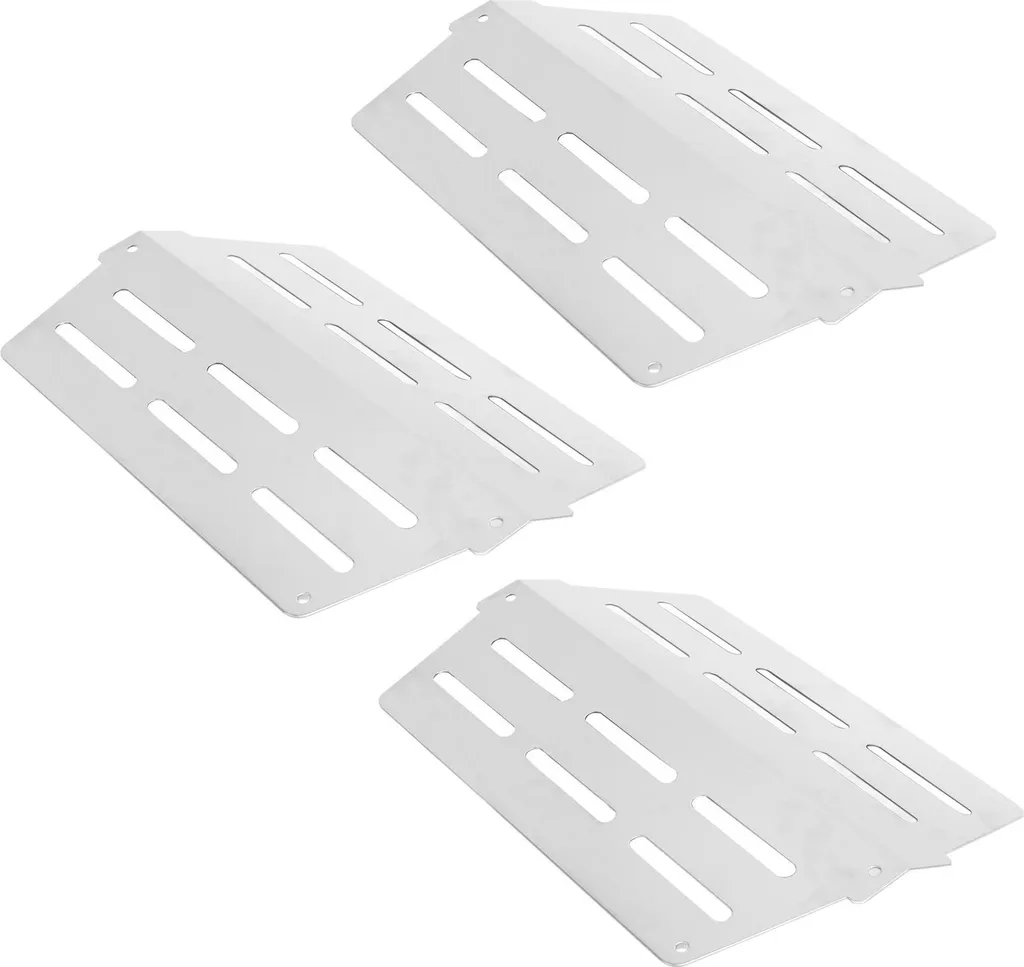 Plaque de protection barbecue inox robuste lot de 3 anti-usure et rouille