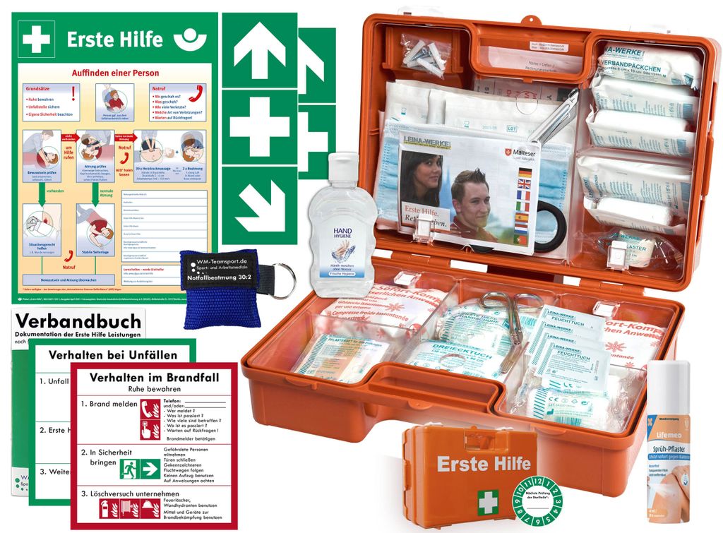 Verbandskoffer (M) Typ CSN -Komplettpaket- -aktuelle DIN Produktbild 