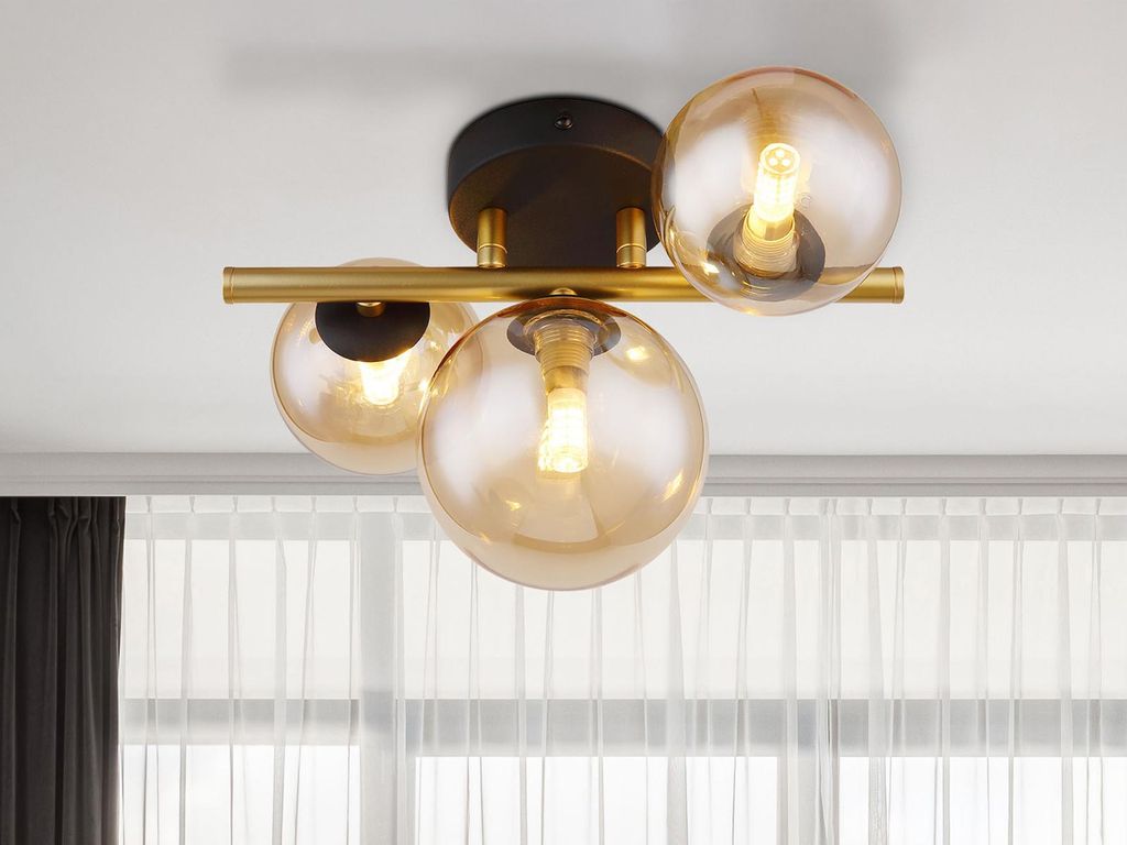 Globo Lighting Deckenleuchte Metall schwarz matt, 3x G9 LED Produktbild 