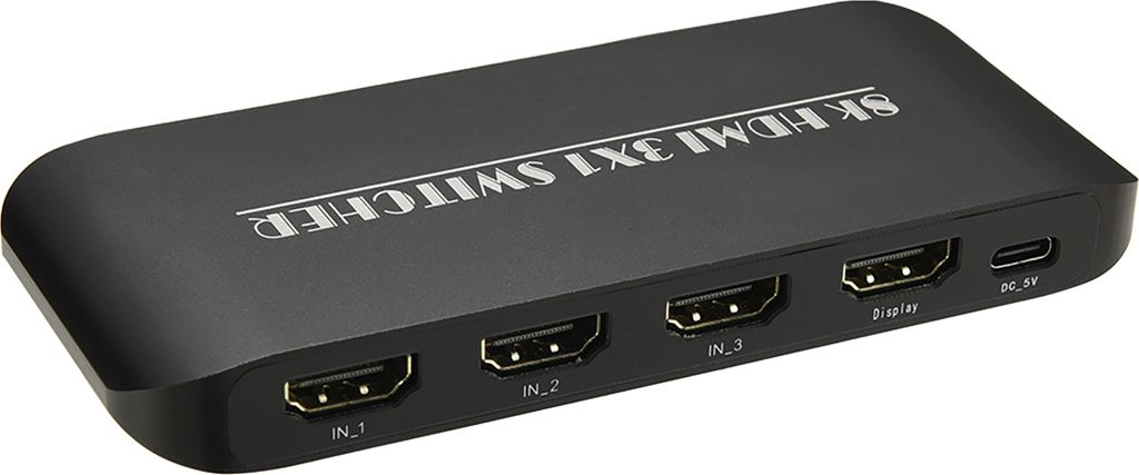 NK-H31 8KHDMI-Umschalter 3-in-1-Ausgang Fernbedienung Fernbedienung 3-in-1-Ausgang Video-Bildschirmschneider 8K/60Hz 4K/120Hz