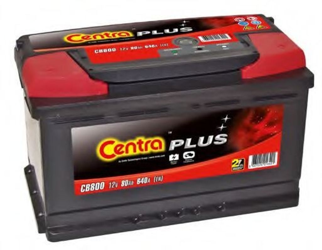 CENTRA Plus Starterbatterie 12V 80Ah 640A/EN L4 Batterie