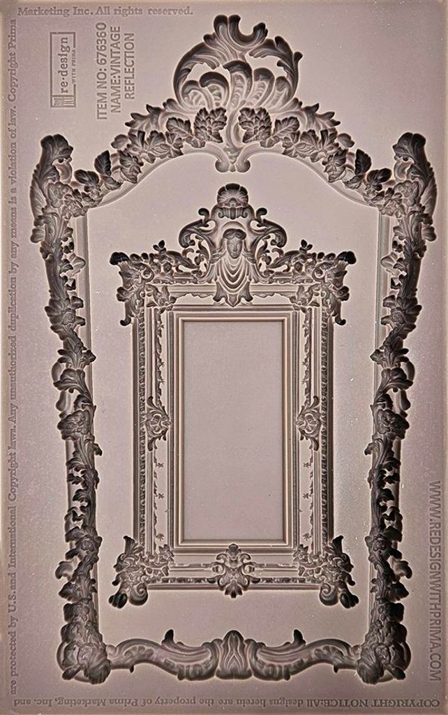 PRIMA SILIKONFORM Mold Abformen Gießen Mould, Vintage Reflection