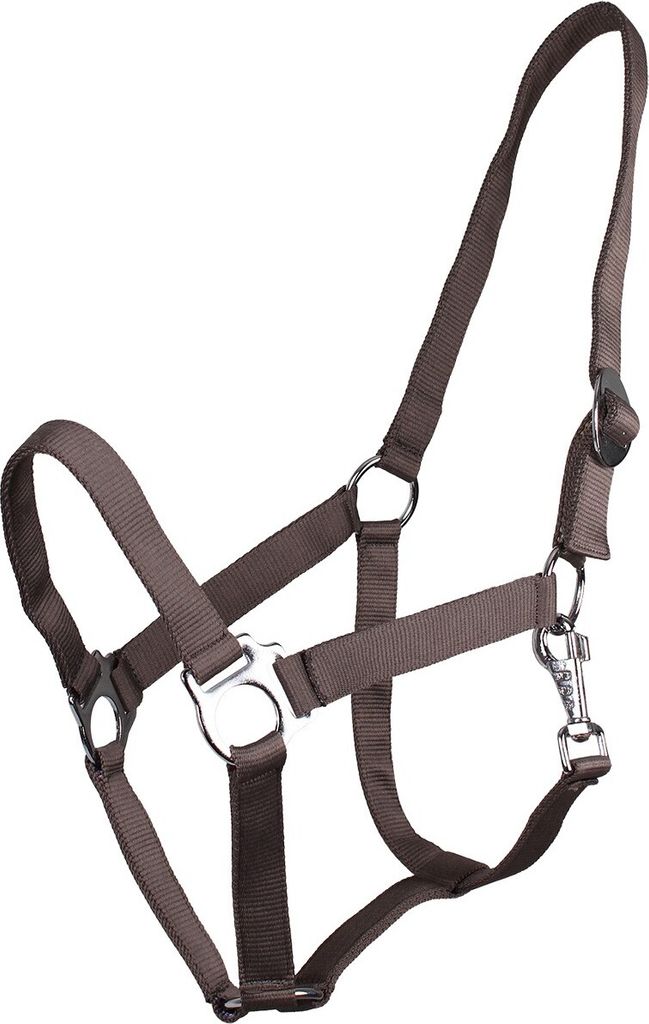 ARBO-INOX Halfter mit Schiebeschnalle Stallhalfter Basic QHP Größe - Full Warmblut Farbe - anthrazit