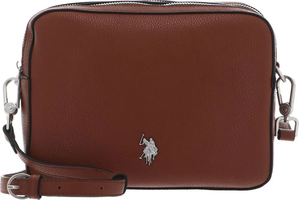 Sac bandoulière New Mansion U.S. POLO ASSN. - Besace zippée brun Tan