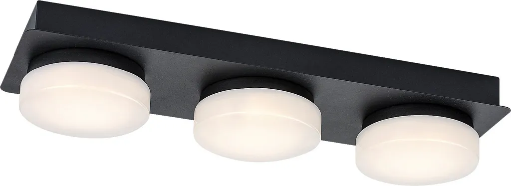 Luminaire LED 18W noir mat Attichus 75003 au design minimaliste