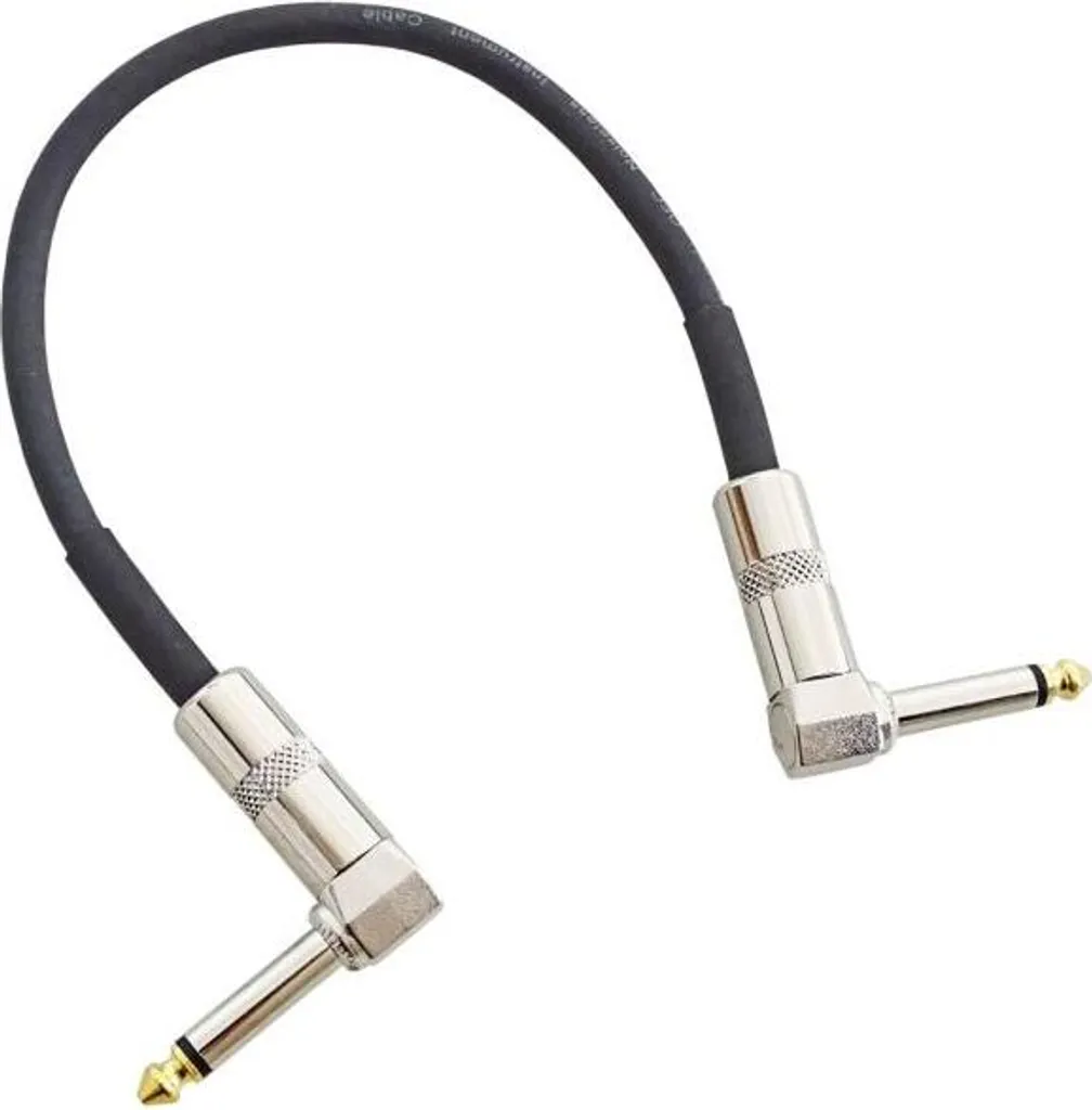 keepdrum GC028 Cavo Patch Jack 6.3mm 30cm | Cavo Professionale Pedali