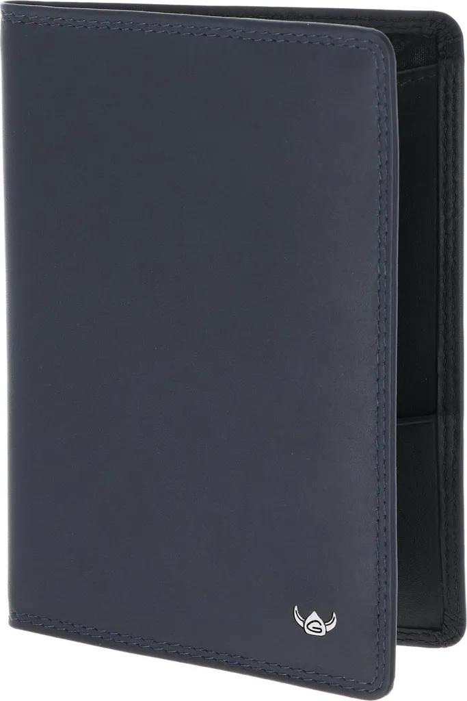 Golden Head Polo 4455 Étui Carte d'Identité RFID Cuir Marineblau