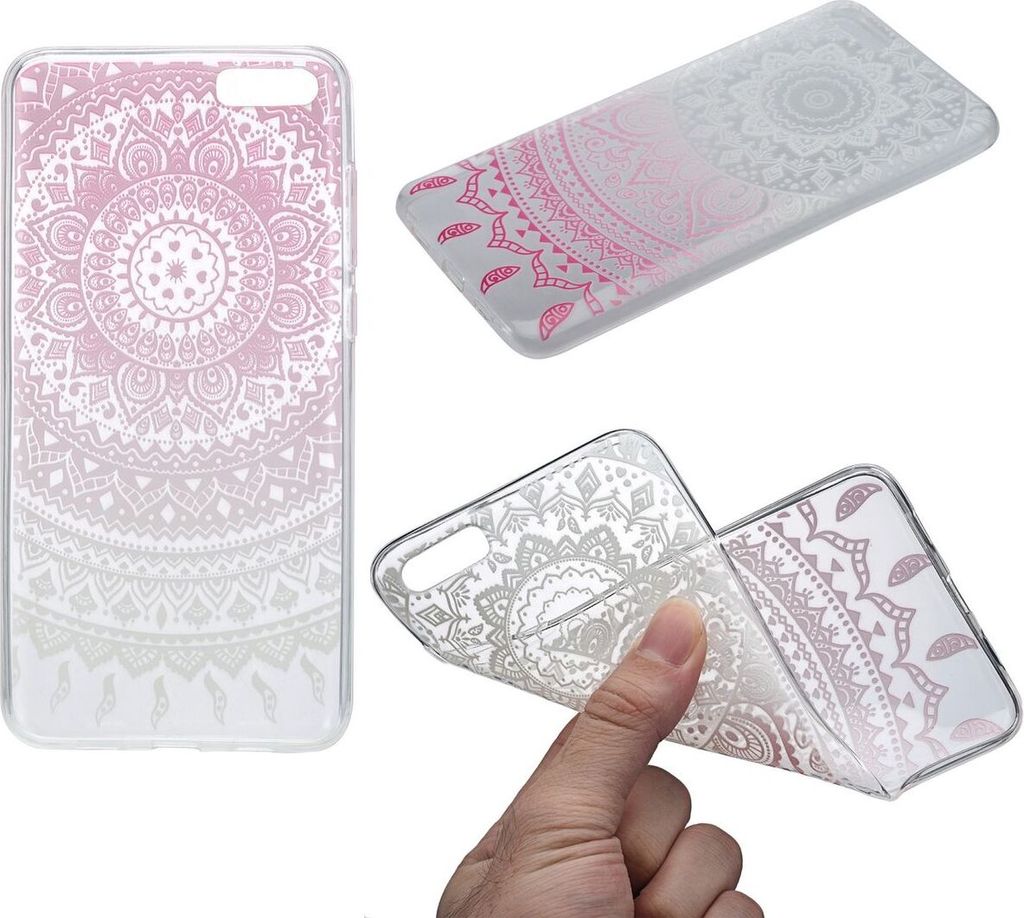 Henna Cover für Xiaomi Mi 5c Case Schutz Hülle Silikon Sonne Weiß