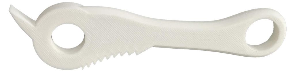 Handfreundlicher Dosenöffner, 3D-gedruckt, griffig, für müheloses Öffnen, verhindert Schnittverletzungen, modernes Küchengerät aus PLA