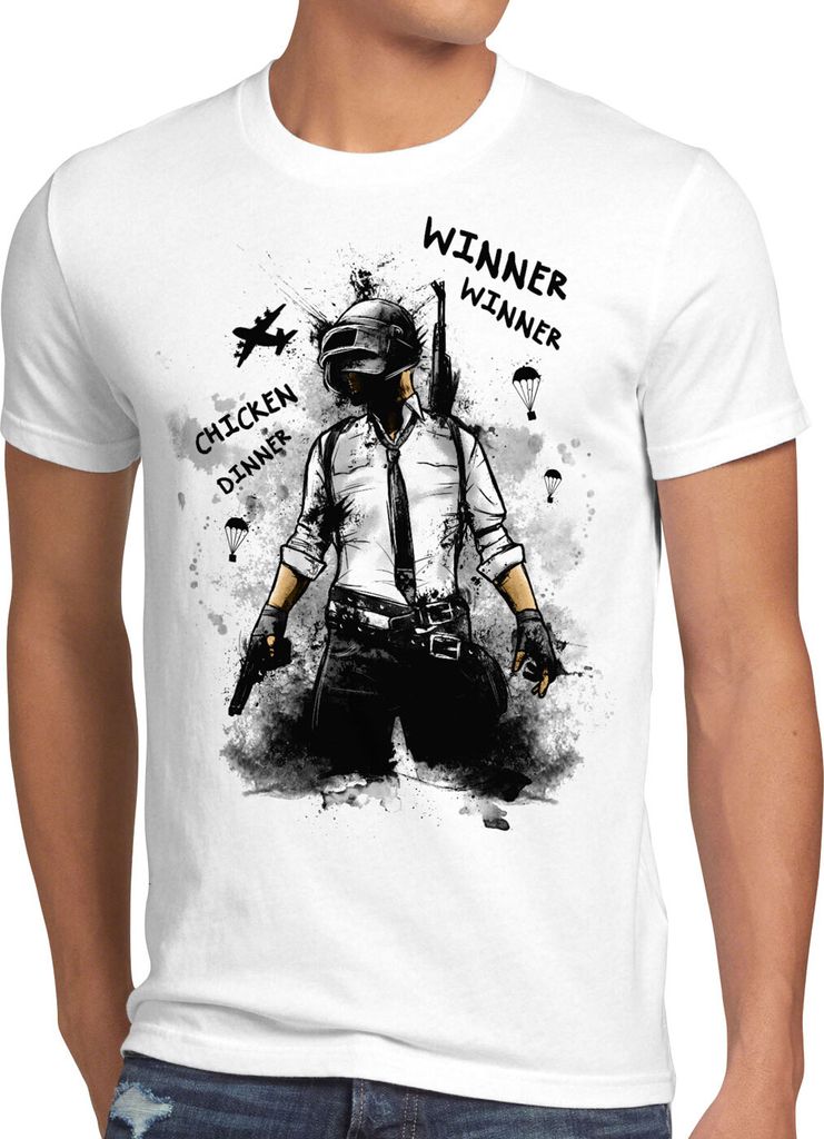 A.N.T. Winner Gefecht Herren T-Shirt battle royale pvp multiplayer online survival