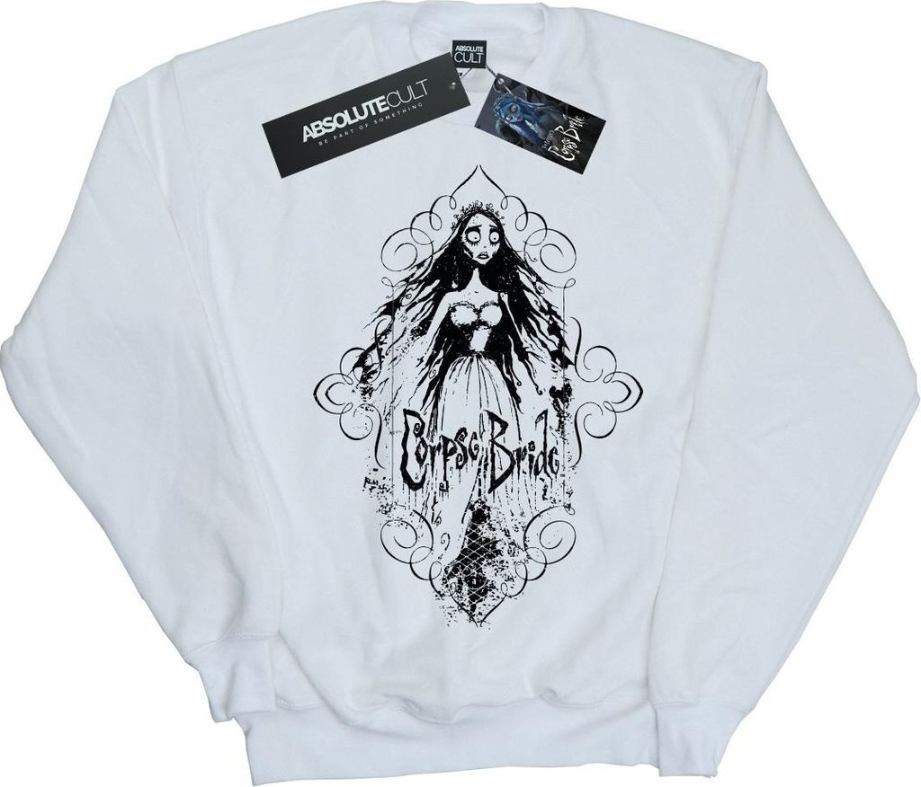 Corpse Bride - Sweatshirt für Damen BI12085 (XXL) (Weiß) Produktbild 