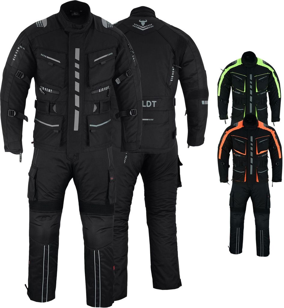 Motorradkombi Herren 2teilig Textilnull