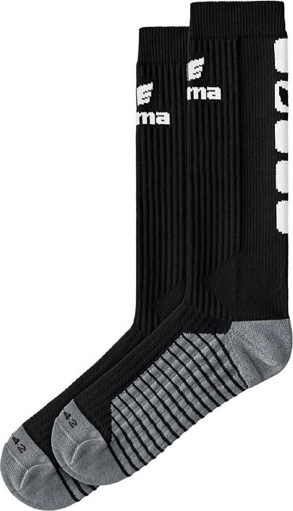 Erima Classic 5-C Socken Lang - Schwarz / Weiß