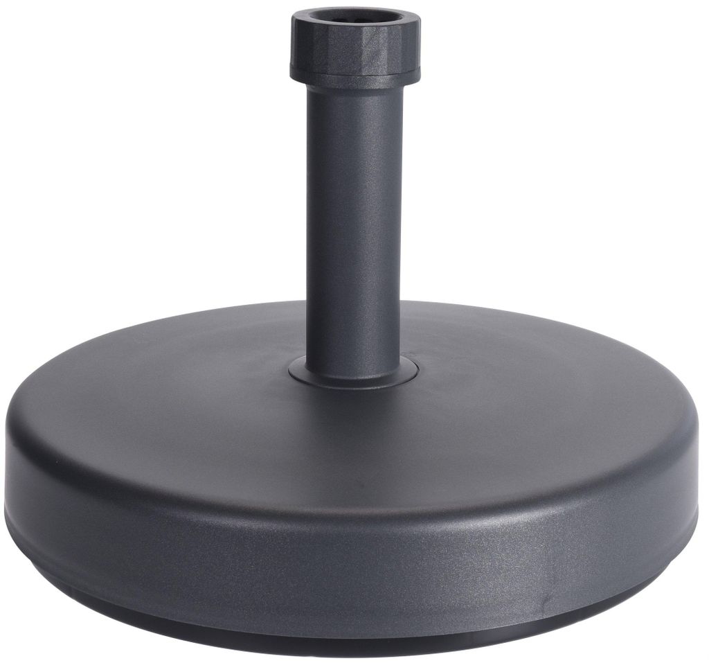 ProGarden Sonnenschirmständer Rund 46 cm Grau