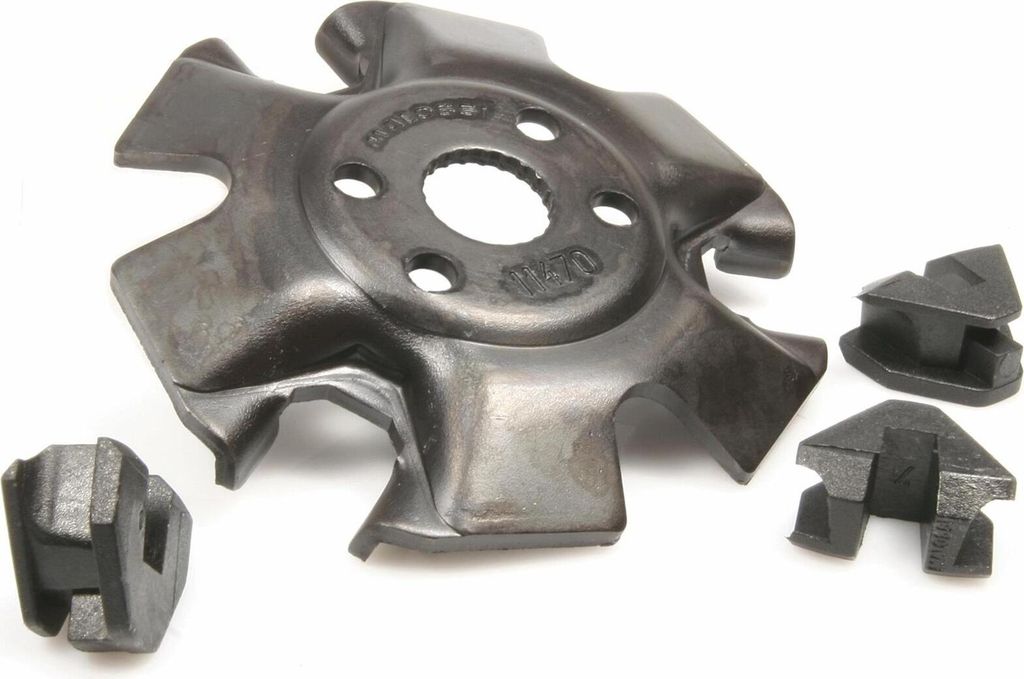 Malossi Steigscheibe für Variator Multivar M5111258, schwarz, inkl. Gleitschuhe