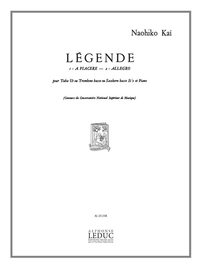 Kai Legende Tuba Ut Ou Tromb.basse Ou Saxhon Basse Sib Et Pno