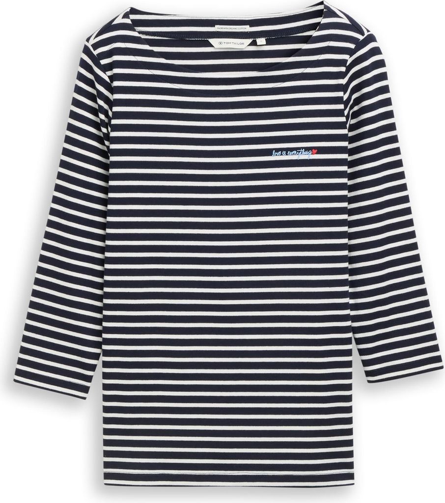 Langarmshirt mit Streifenmuster