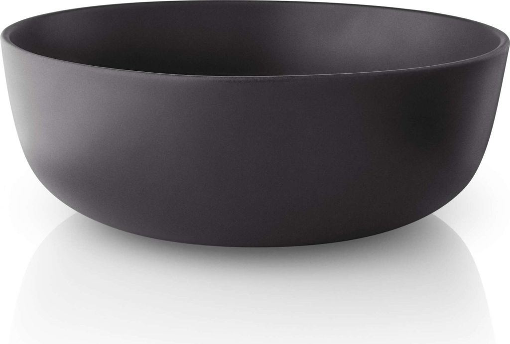 Eva Solo Nordic kitchen Schale, Schüssel, Salatschale, Feinsteinzeug, Schwarz, Ø 28 cm, 3.2 L, 502785