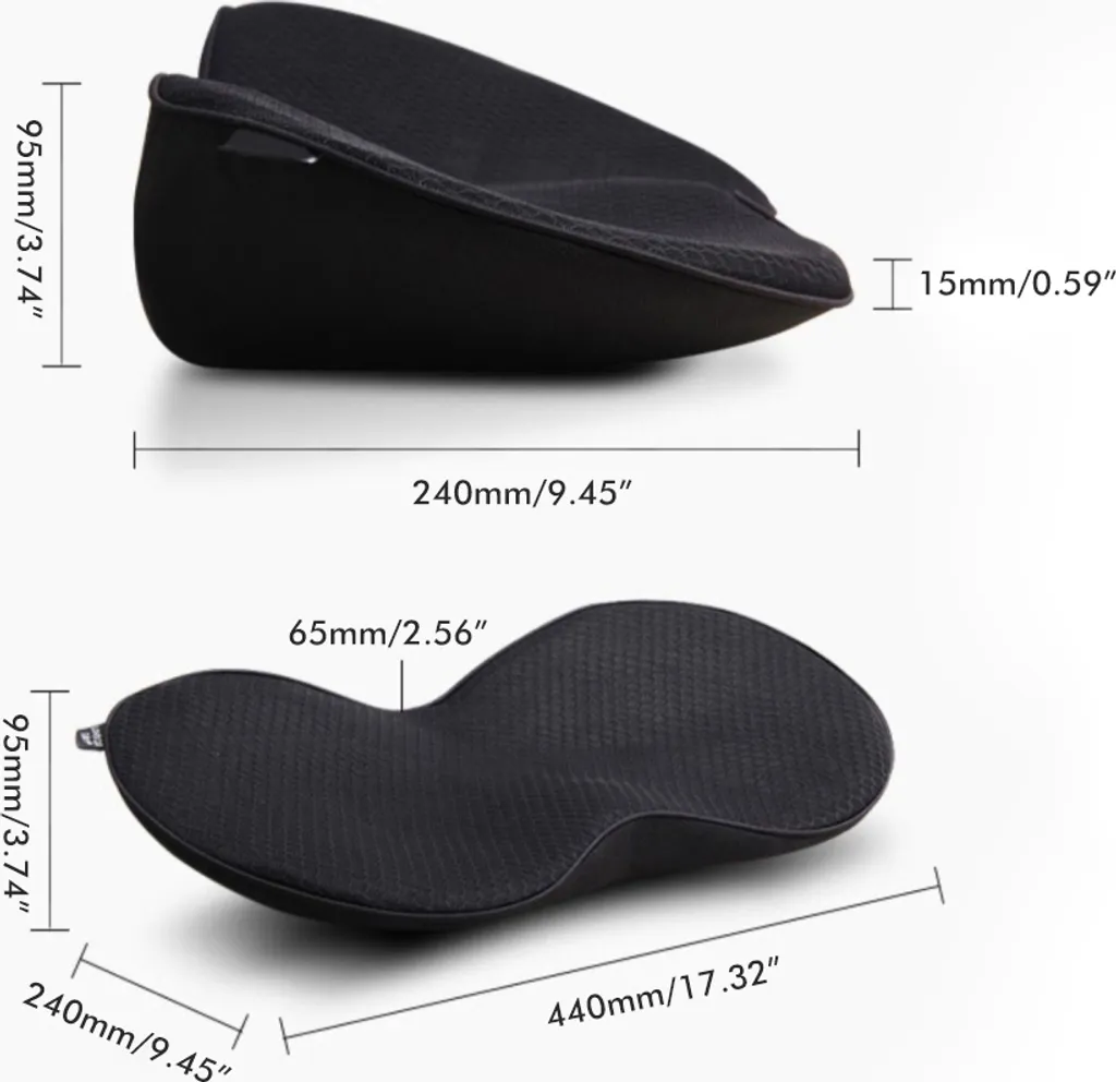 Coussin de siège de voiture soulageant le mal de dos et les sciatiques