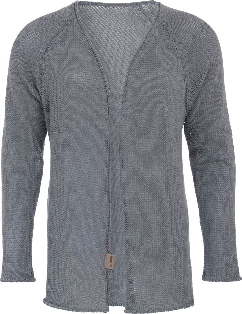 Knit Factory Jasmin Kurze Strickjacke - Grau - 36/38