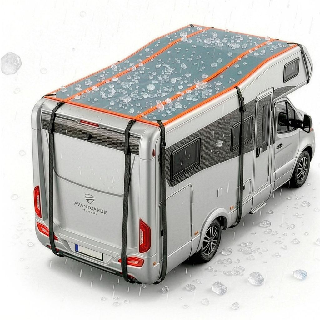 WALSER Hagelschutz Abdeckplane Wohnmobil/Wohnwagen, Produktbild 