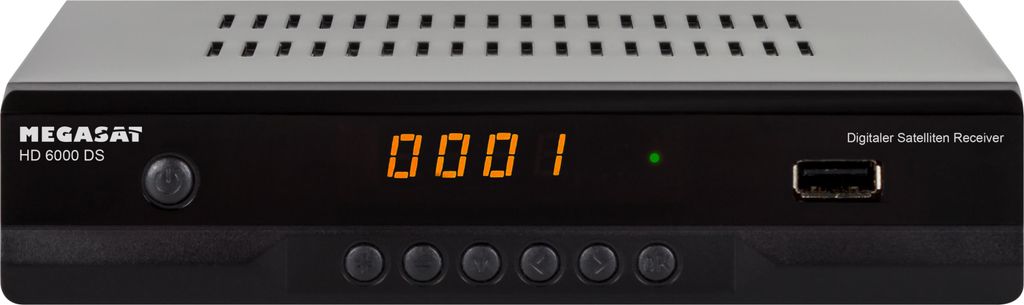 Megasat HD 6000 DS, HD-Satelliten Receiver mit Display Produktbild 