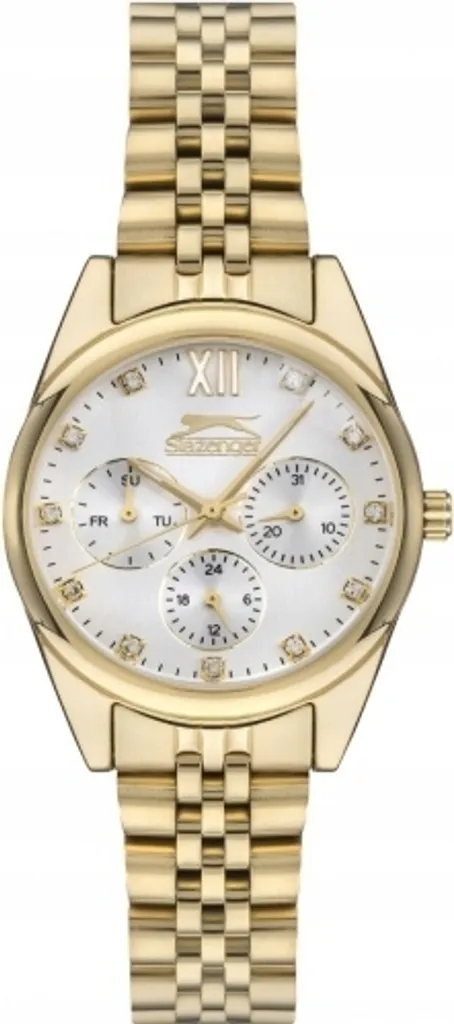 Montre Slazenger SL.09.1990.4.04 dorée pour femme au design chic