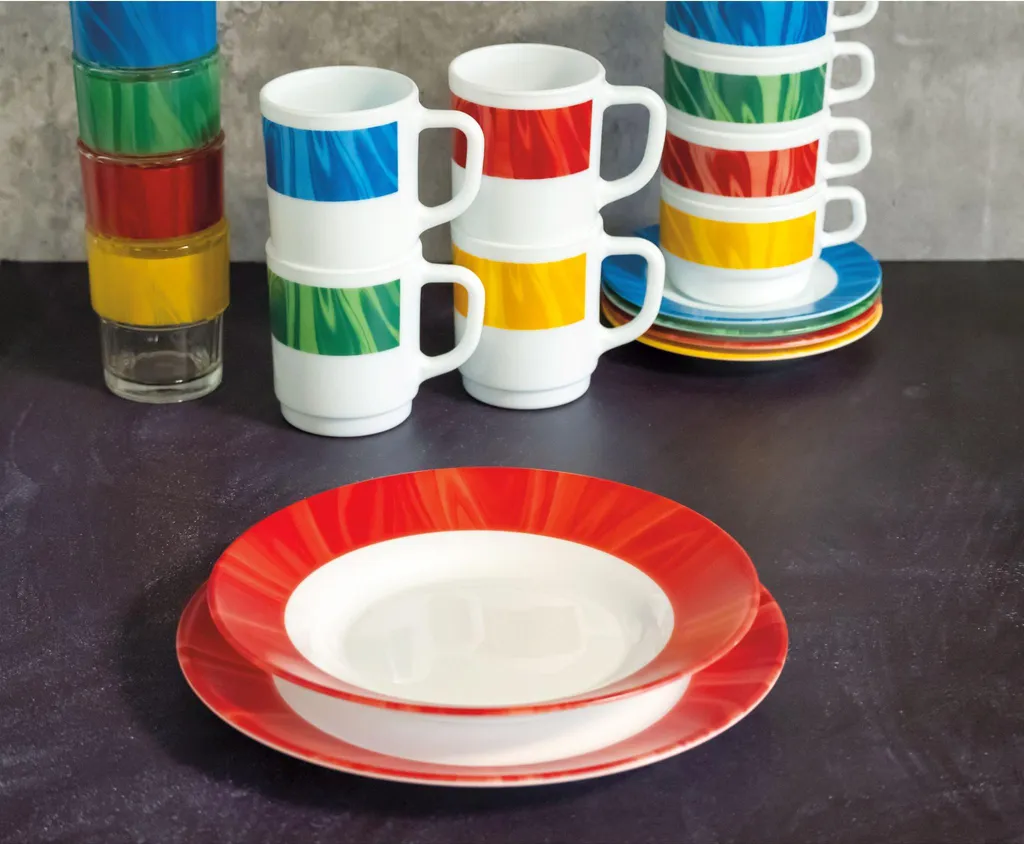 BORMIOLI ROCCO Careware Sottobicchiere da caffè, rosso, ø: 145 mm - 5