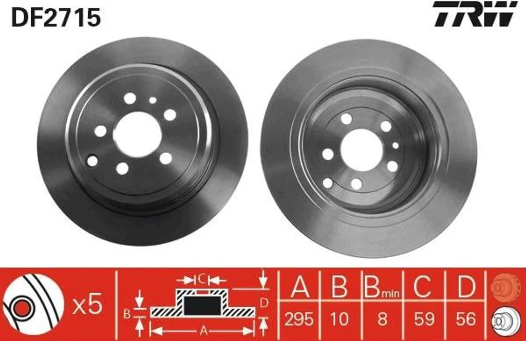 Disque de frein avant ventilé pour Peugeot 806 et Citroën Evasion