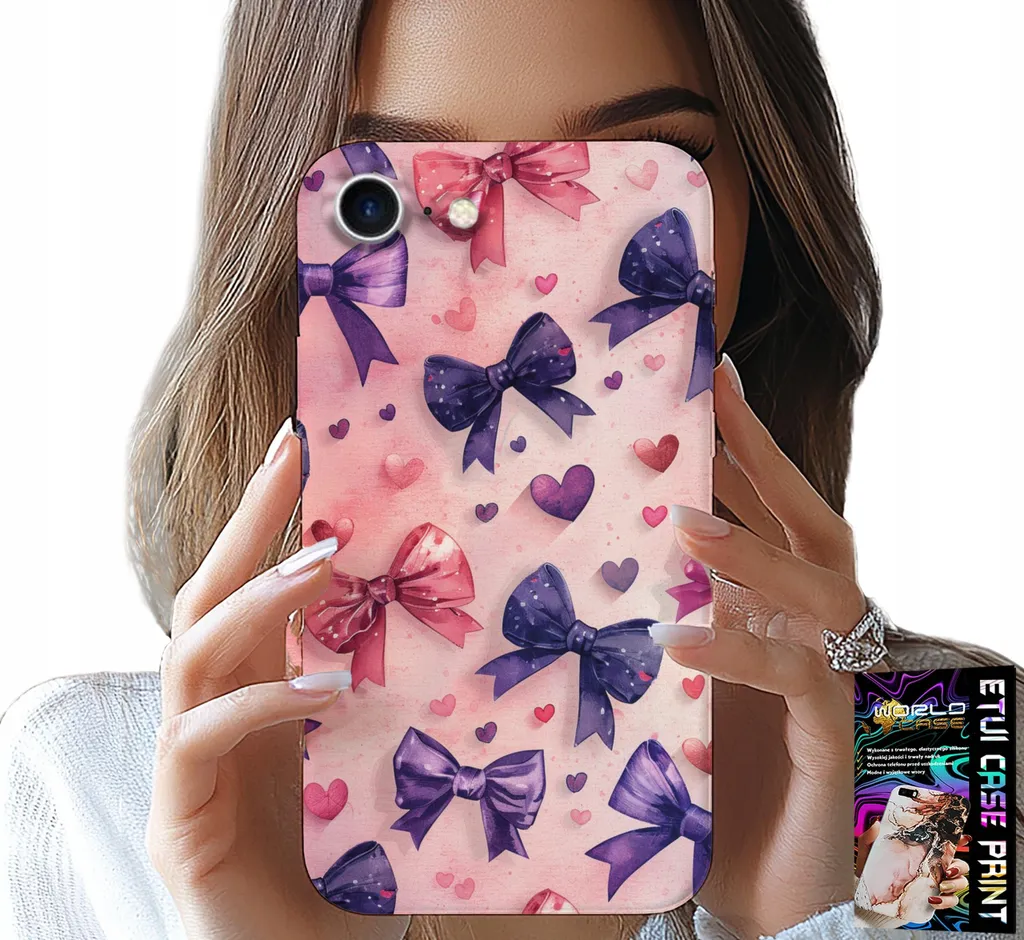 Cover iPhone SE2 / 8 / 7 Aesthetic Nastri Colorati e Vetro 9H