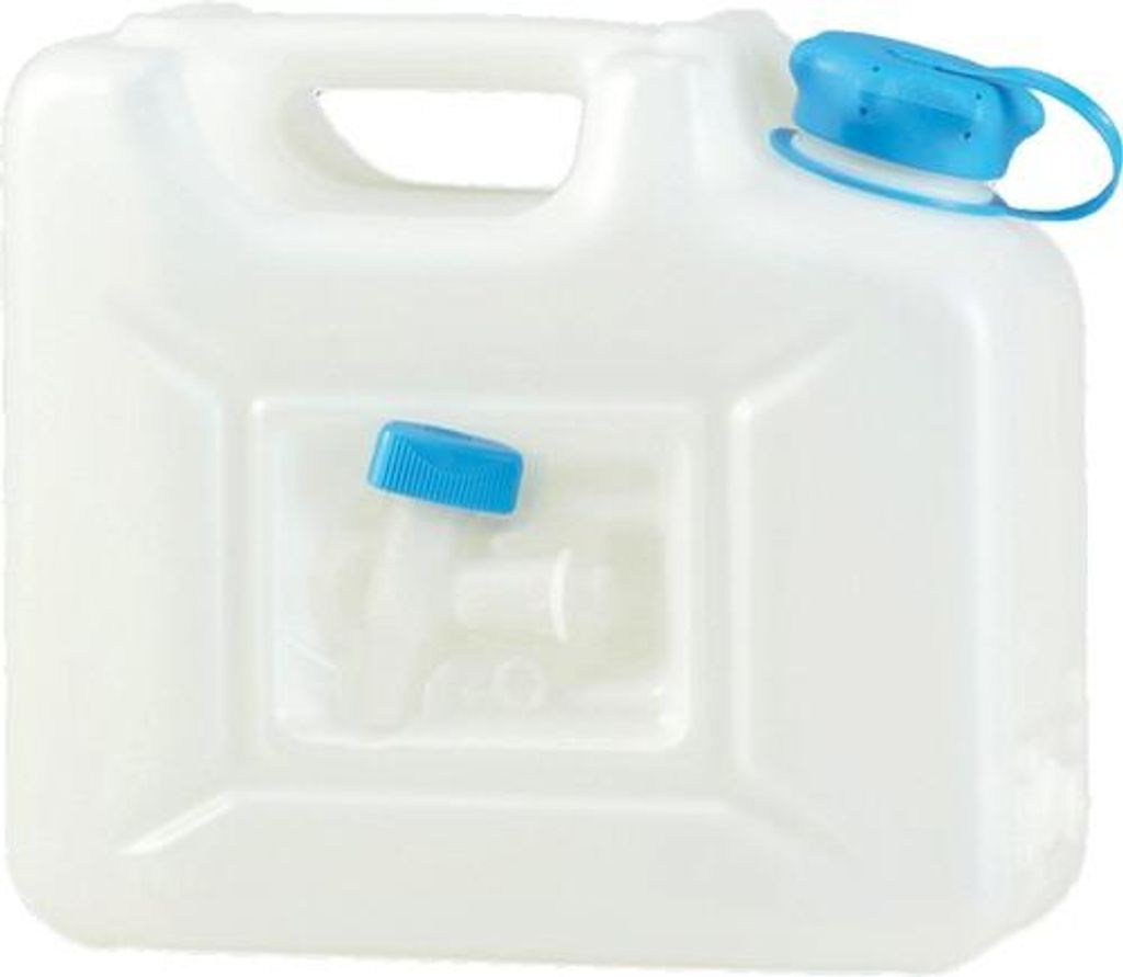 hünersdorff Wasserkanister "PROFI" 12 l, HD-PE natur mit UV-Schutz