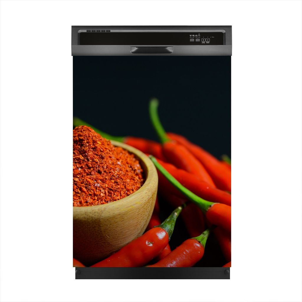 Magnete Dekorative 60x80 cm Küche Magnetmatte Spülmaschine - Paprika Gemüse